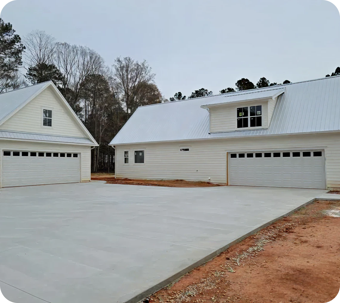 New construction homes with garages
