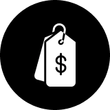 Shopping price tag illustration